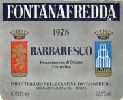Barbaresco_Fontanafredda 1978